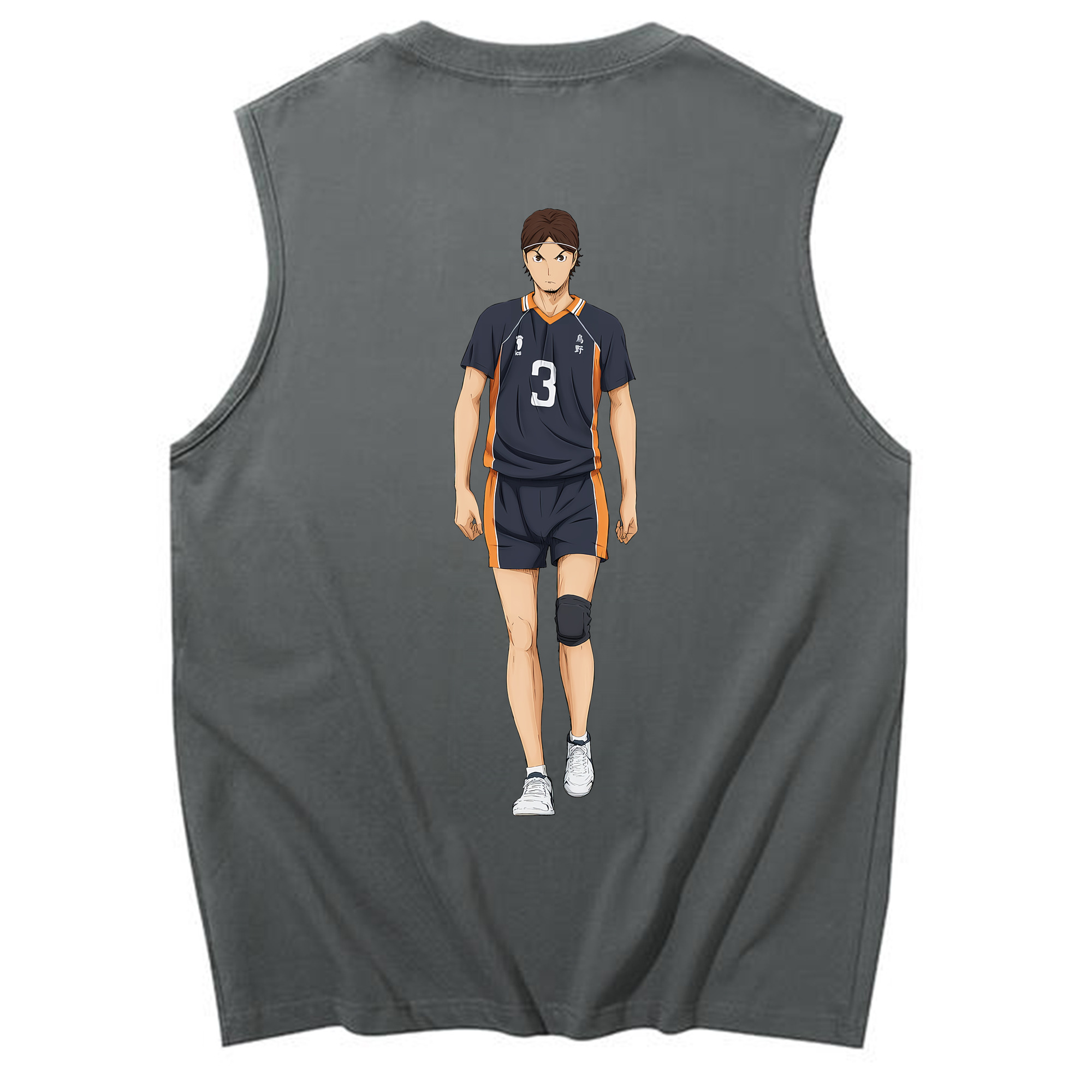 （画像用） ハイキュー!! Haikyu!! コットン100％タンクトップ（背面プリント）